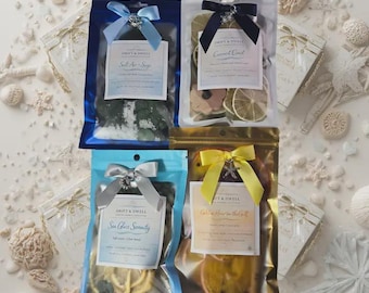 Coastal Simmer Pot Kit | Beach Inspired Home Fragrance | Natural Stovetop Potpourri | Summer Simmer Pot | Ocean Breeze Scent | Housewarming