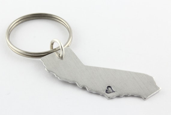 California State Outline Keychain California State Outline Keychain