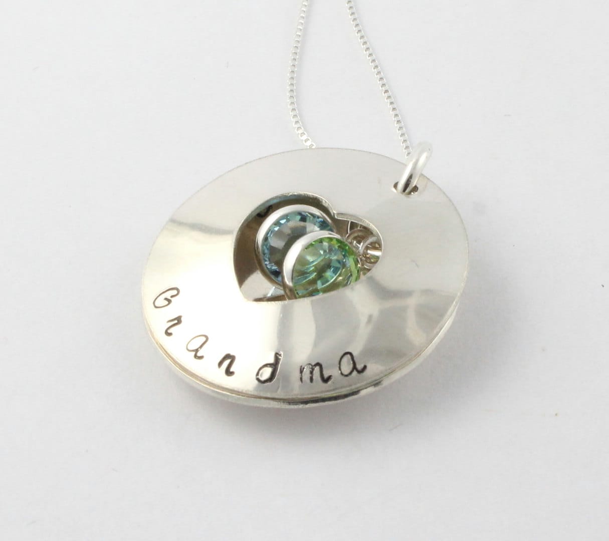 Birthstone Heart Lockets - March