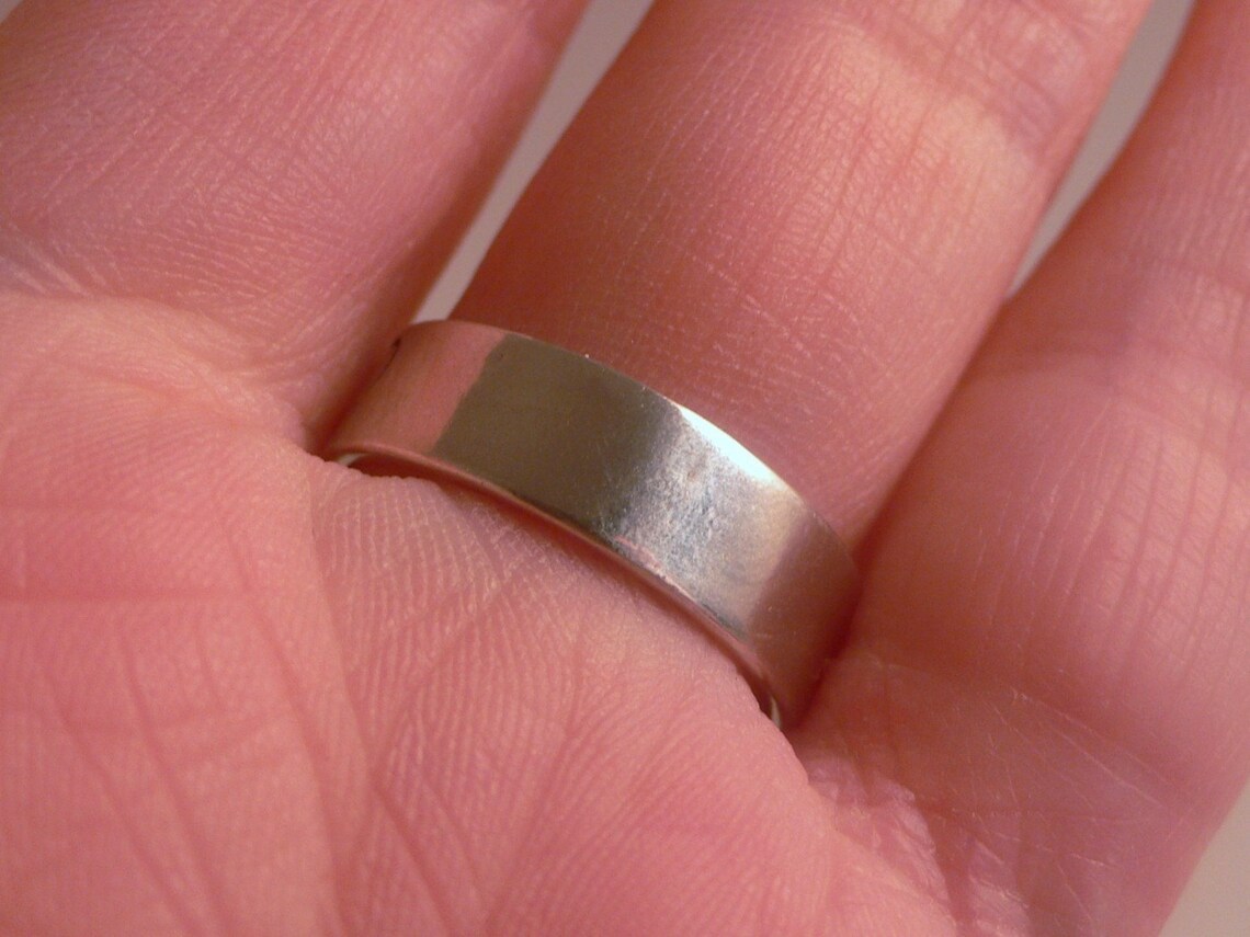 Sterling Silver Ring Size 8 Ring Size Q Ring Etsy