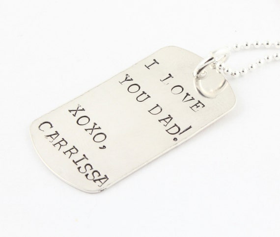 personalized dog tags for father's day