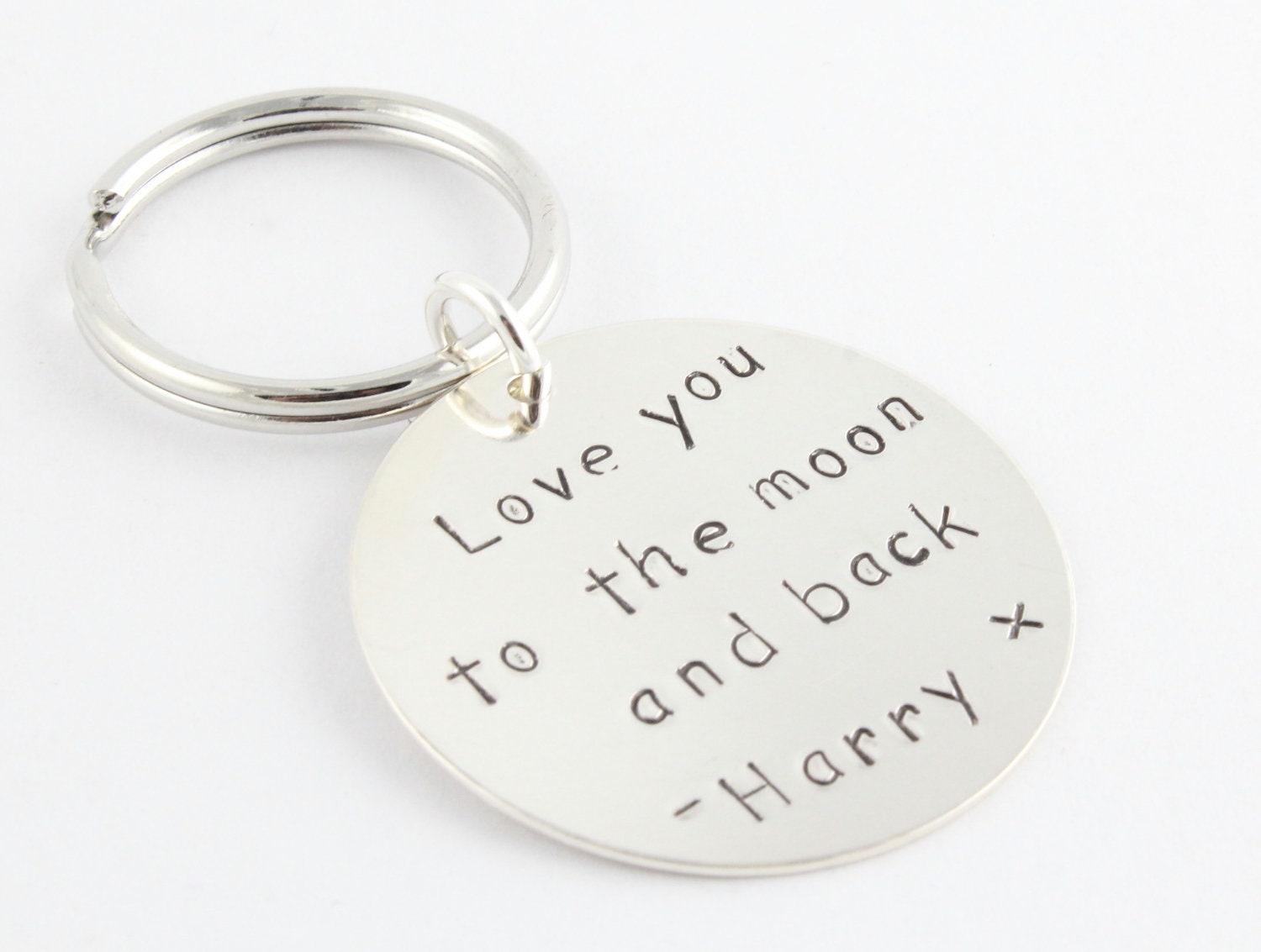 Love You to the Moon Keychain Love You to the Moon Key Chain | Etsy