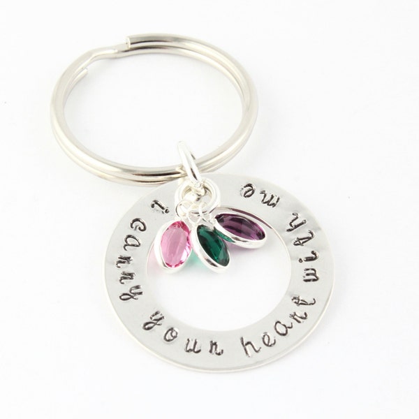 Birthstone Keychain - Etsy