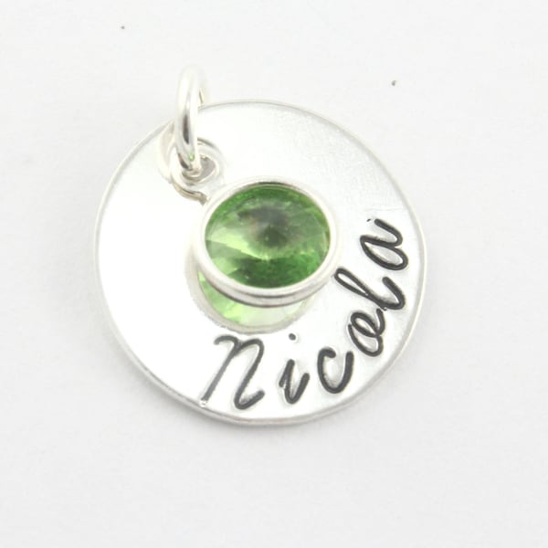 Encanto de piedra de nacimiento personalizado - Encanto personalizado - Encanto de piedra de nacimiento - Encanto adicional - Regalo de Navidad - Encanto de piedra preciosa - Encanto personalizado