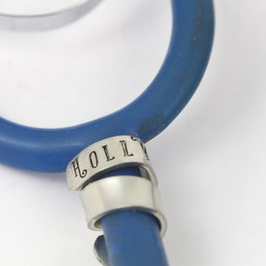 Stethoscope ID Tag - Stethoscope ID Ring - Littmann ID Tag - Stethoscope Charm - Personalized Stethoscope Name Tag - Nurse Graduation Gift