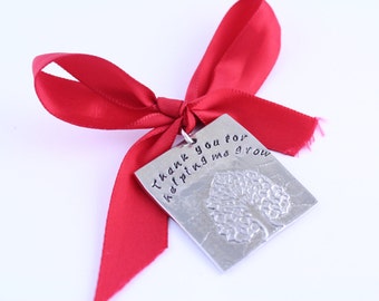 Teacher Thank You Gift - Christmas Ornament for Teacher - Teacher Appreciation Gift - 2017 Ornament - Gift from Child - Student Gift