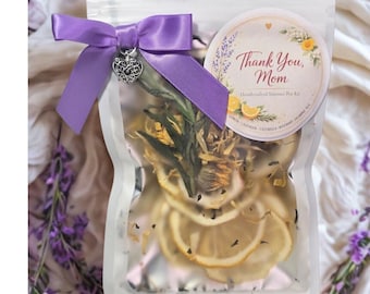 Tack mamma Simmer Pot Kit - Spishällspotpurri - Mors dag-present - Naturlig hemdoft - Tackpresent till mamma - Hemdoft
