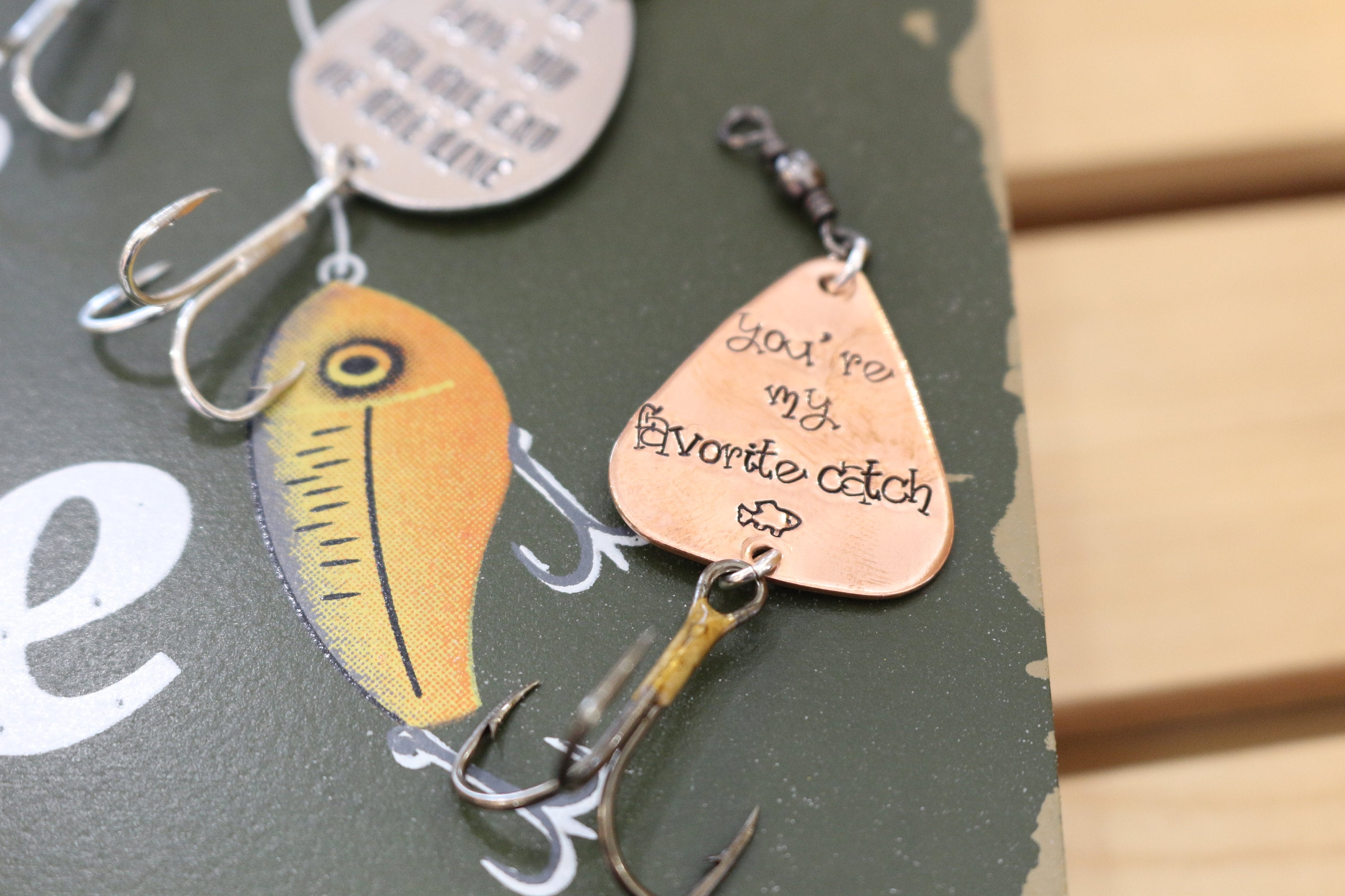 Fishing Lure Custom Fish Hook Personalized Fishing Lure Etsy