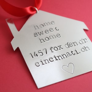 House Christmas Tree Ornament - Custom Home Ornament - Personalized House Ornament - New Home Ornament - Housewarming Gift - 2021 Ornament
