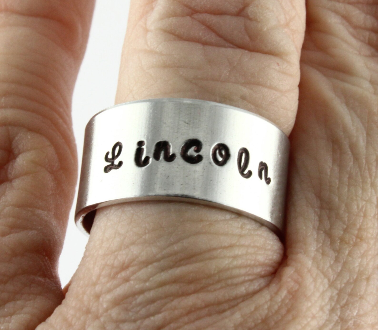 Baby Shower Gift - Personalized Ring - New Baby Gift - Adjustable Ring ...