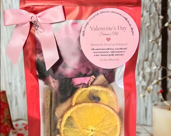 Valentine's Day Simmer Pot -Valentine Stovetop Potpourri -Valentine Gift -Natural Home Fragrance -Teacher Gift - Housewarming Gift-Galentine