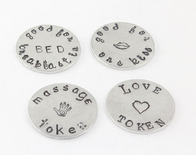 Personalized Pocket Token - Custom Pocket Coin - Personalized Pocket Stones - Pocket Pebbles - Message Stones - Affirmations - Gift for Him