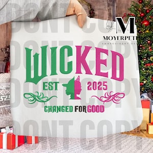 Witch Pink And Green Embroidery Designs, Wicked Embroidery Design, Trending Embroidery Pattern, 5 Sizes, Trendy Embroidery
