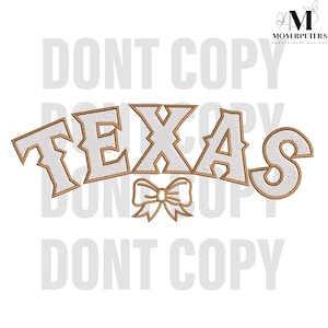 Texas Western Embroidery Designs, Trendy Western Embroidery Design, Western Embroidery Pattern, 5 Sizes, Trendy Embroidery