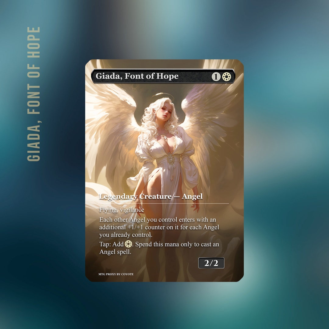 Giada, Font of Hope Proxy Custom Proxies / Commander Cards // EDH/CEDH Etsy