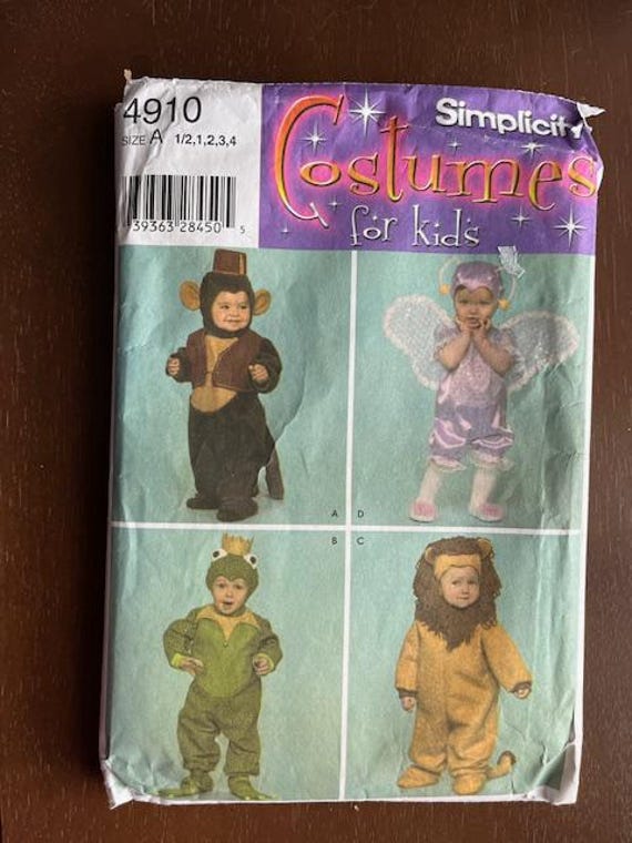 Kids costumes: What do a monkey, a lion, a frog, and a butterfly have in common? Cuteness!
