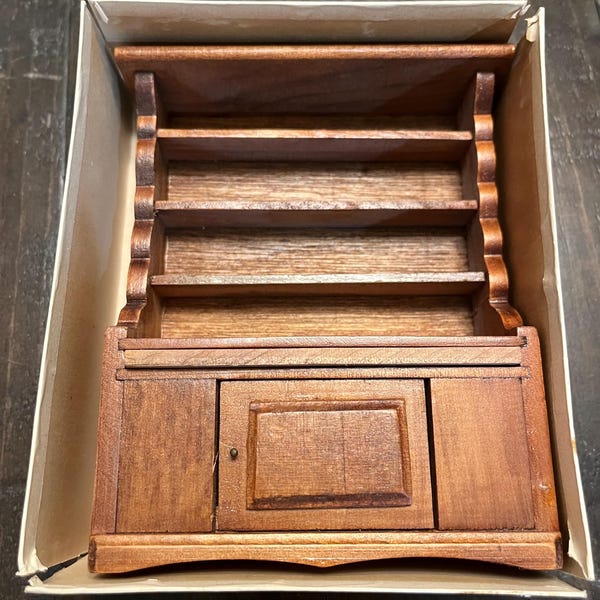 Classics By Handley Dollhouse Hutch, Unfinished main image 0