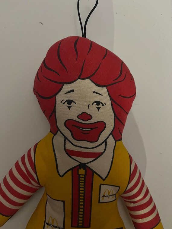 Ronald McDonald 1980s Stuffed Toy