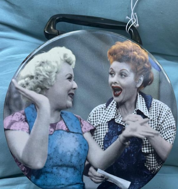 I Love Lucy Circular Collectible Tin Tote