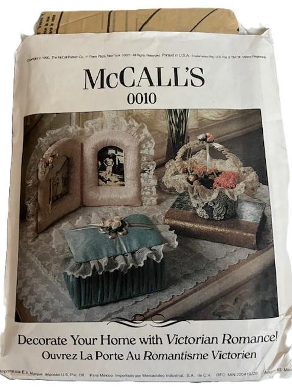 McCall's Victorian Magic Uncut Fancy Pillow Patternst