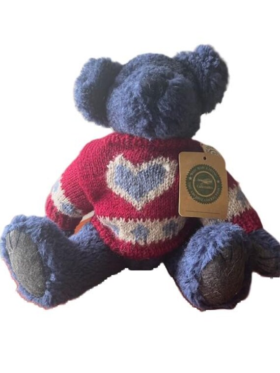 Boyds Bear with Tags Rare Retired Blue Bear from the Archive Collection with Sweater