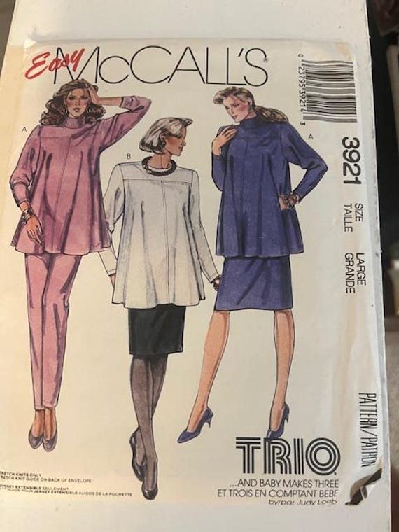 McCalls 1988 Trio Pattern and Baby Makes Three