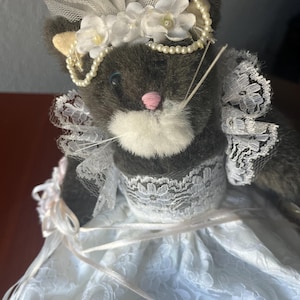All Guissed Up by Enesco Bridal Cat