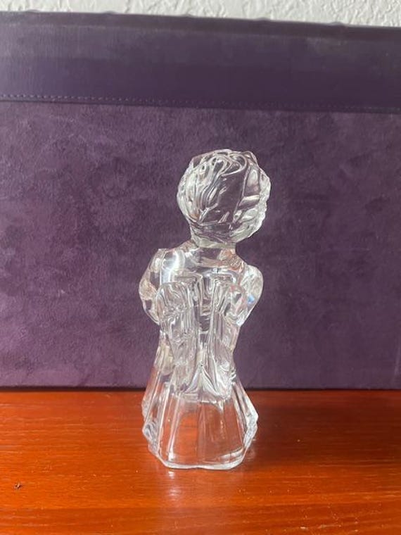 Mikasa Crystal Choir Angel 6" Tall Ceremonial Candle Holder (thin & short taper)