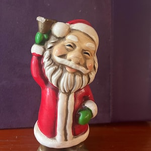 Vintage Mid-Century Santa 5” Tall Chalkware