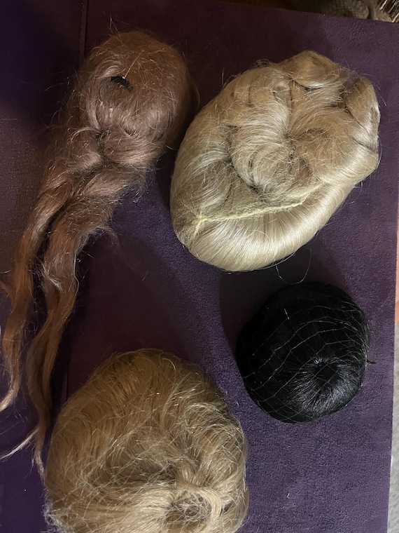 Vintage Doll Wigs - Lot of 4