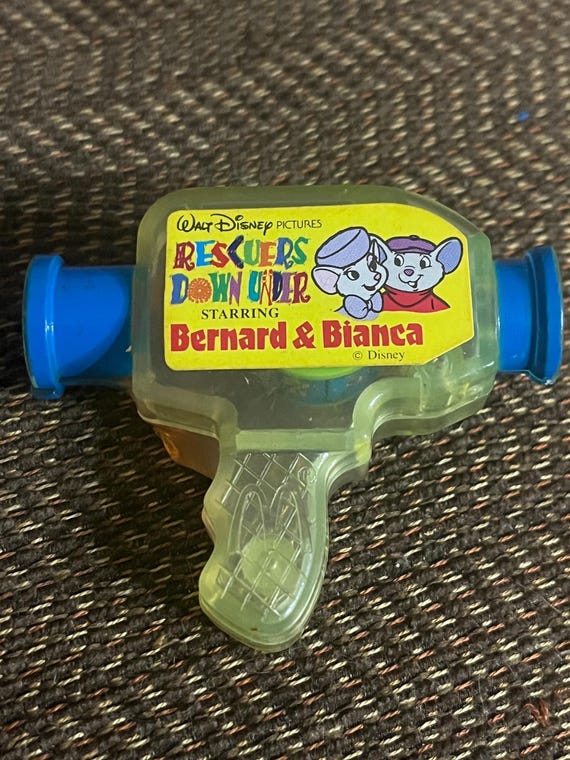 Disney Rescuers Down Under Featuring Bernard & Bianca McDonald’s Toy Miniture Movie Peojector