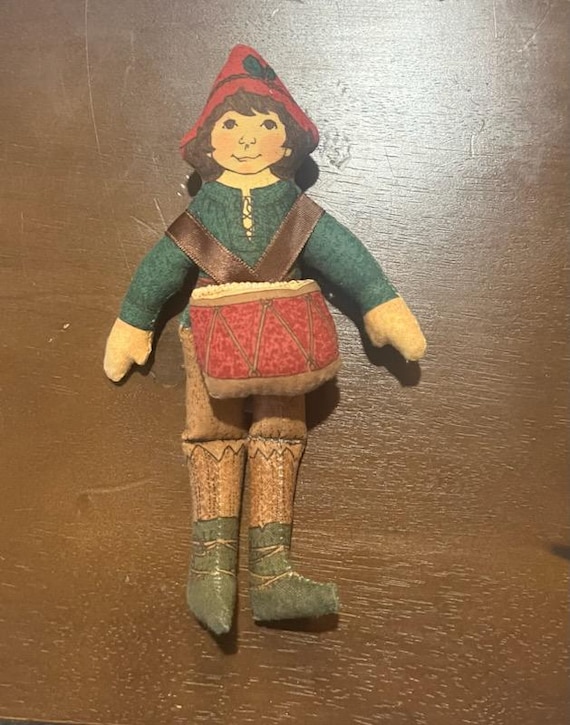 Hallmark 1979 Christmas Drummer Doll Cloth Doll Vintage