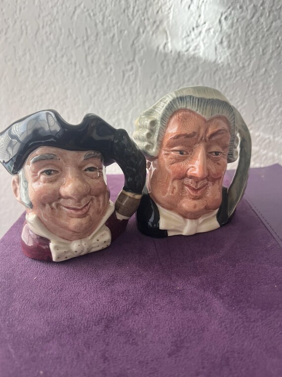 Royal Doulton Mugs The Lawyer and The Mine Host Ceramics Kitchen Decor