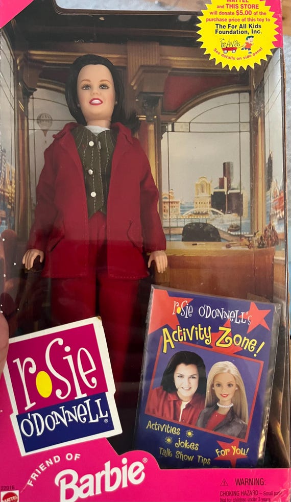 Rosie O’Donnell friend of Barbie in box
