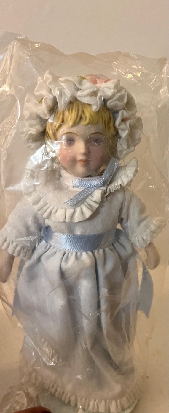 Vintage 1983 Avon Victorian Collector Doll with Display Stand -  Still Sealed