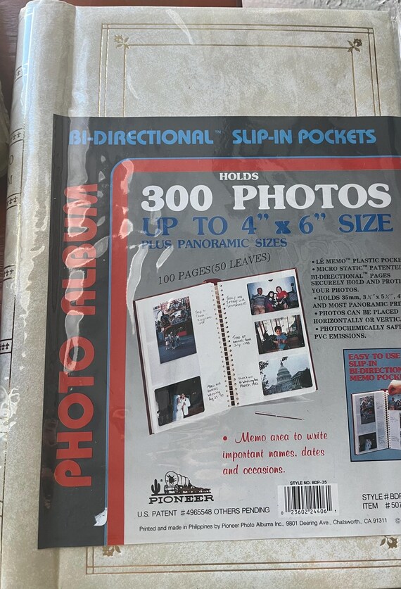 Photo Album Mint w Memo Area Holds 4 x 6 30O photos plus panoramic size