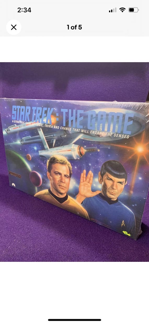 Star Trek: the game.This collector’s edition is sealed and in  like new condition.