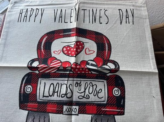 2 Valentine's Day Pillow Covers Like New