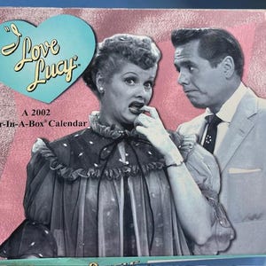 I Love Lucy 2002 Desk Calender
