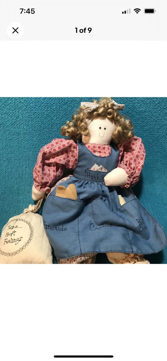 Vintage Rag Doll No Candies