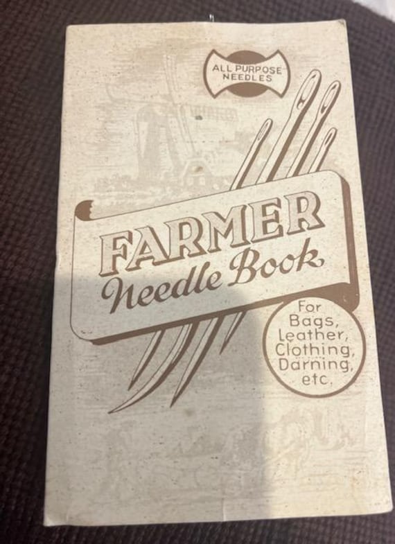 Rare Farmer Needle Book (3 needles remain)