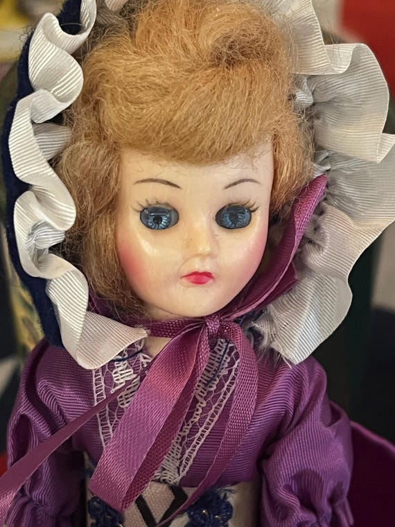Blue Bonnet Doll w/ Blue Sleepy Eyes