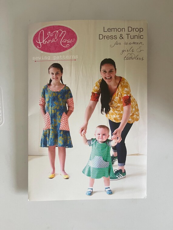 Annalee Maria Lemon Drop Dress and Tunic for Women, Girls, and Toddlers