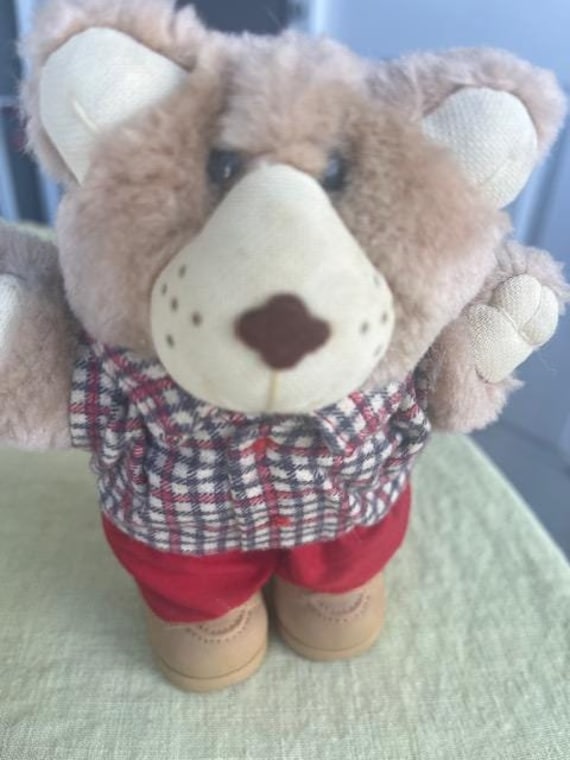 1986 Furskin Wendy's Teddy Bear 7 inches Tall