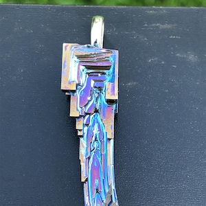 Bismuth Crystal Pendants
