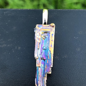 Bismuth Crystal Pendant
