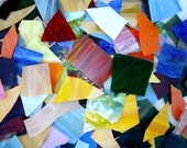 10 lb. Opalescent Scrap Glass -colored stained glass scrap MOSAIC.