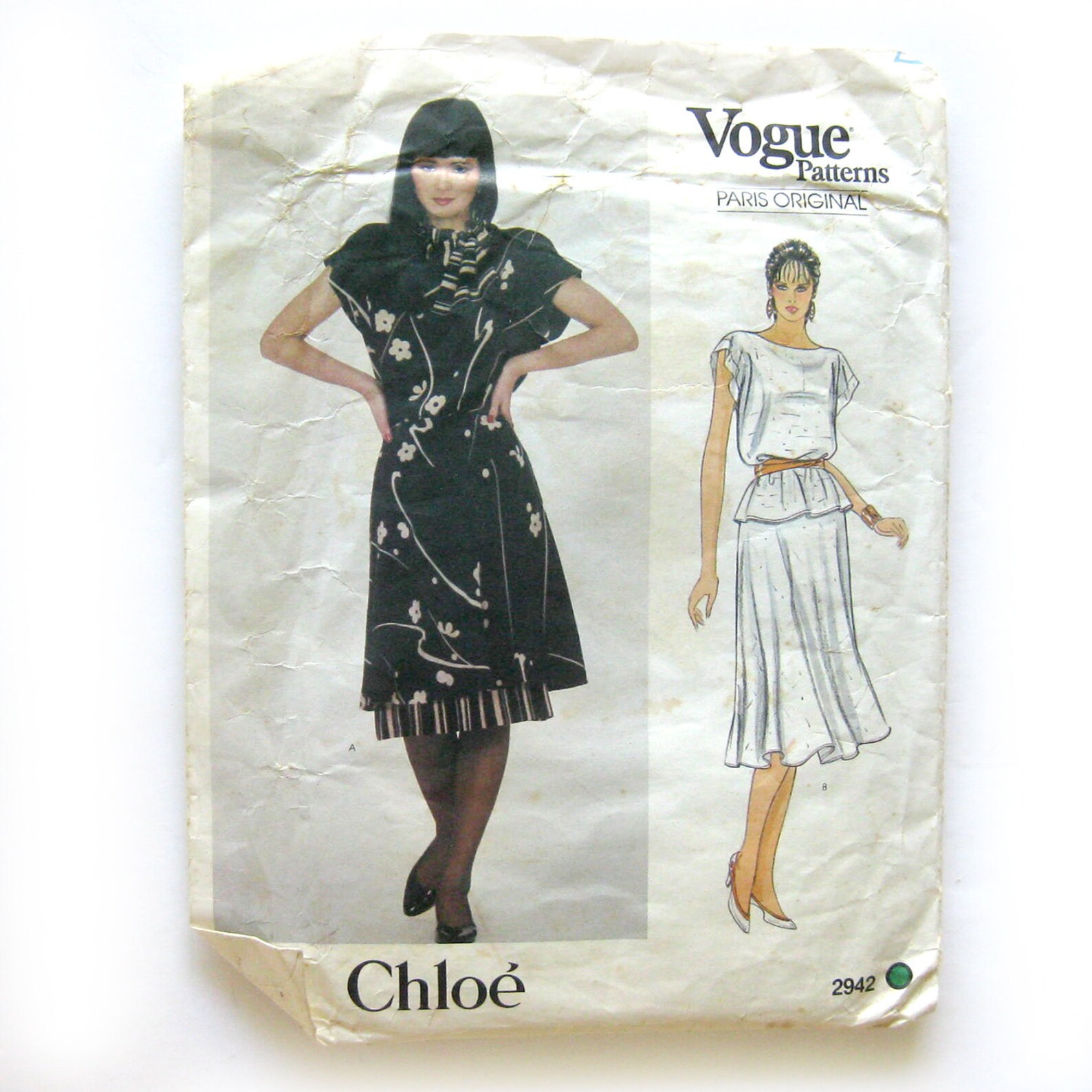 Vintage VOGUE Designer Sewing Pattern by Chloe / Vogue Paris Etsy