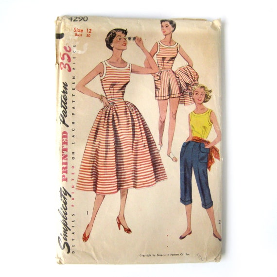 1950s beach clearance skirt