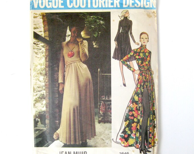 Vogue Jean Muir Sewing Pattern, Vogue Couturier Design 2646, Top and ...